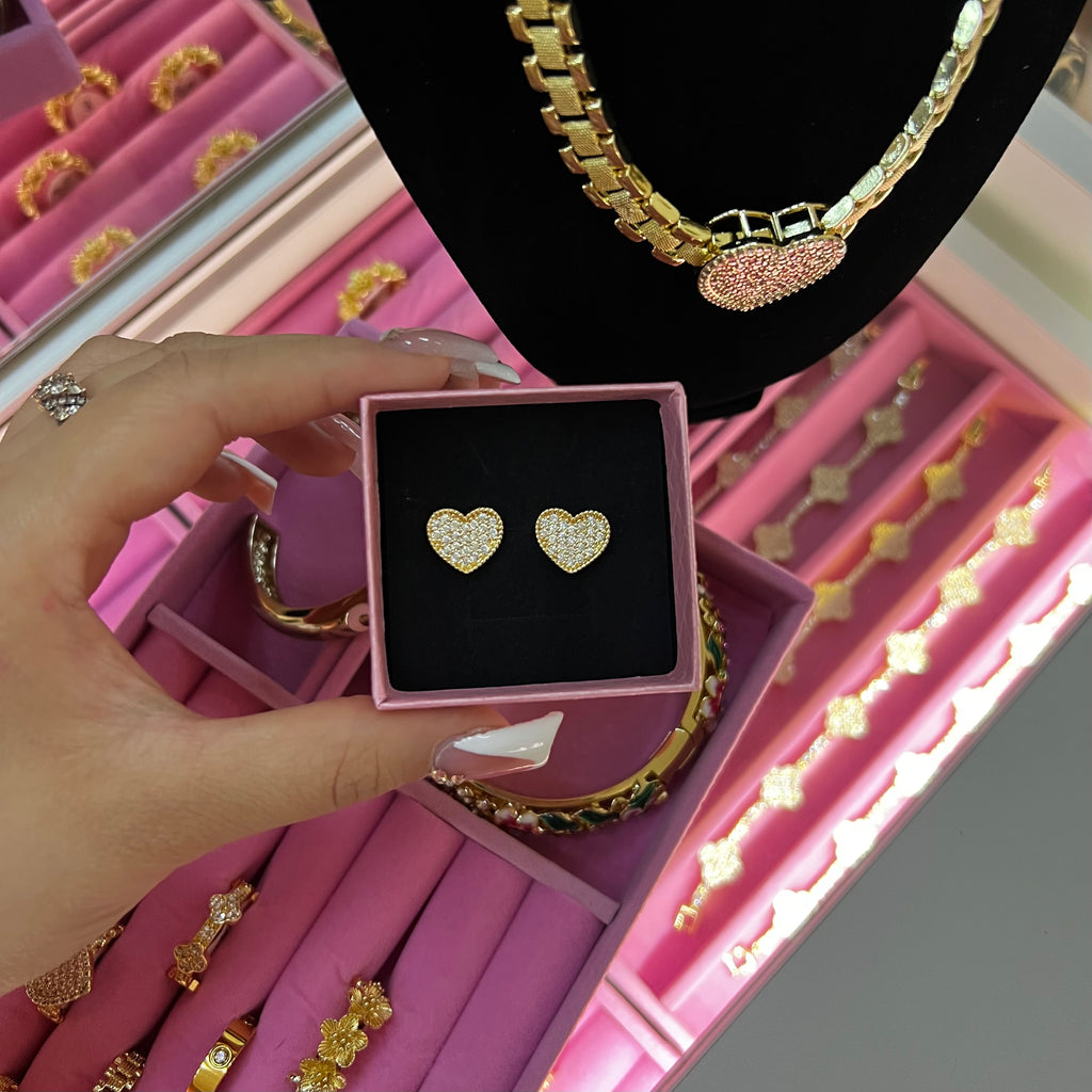 Heart Rolex Studs